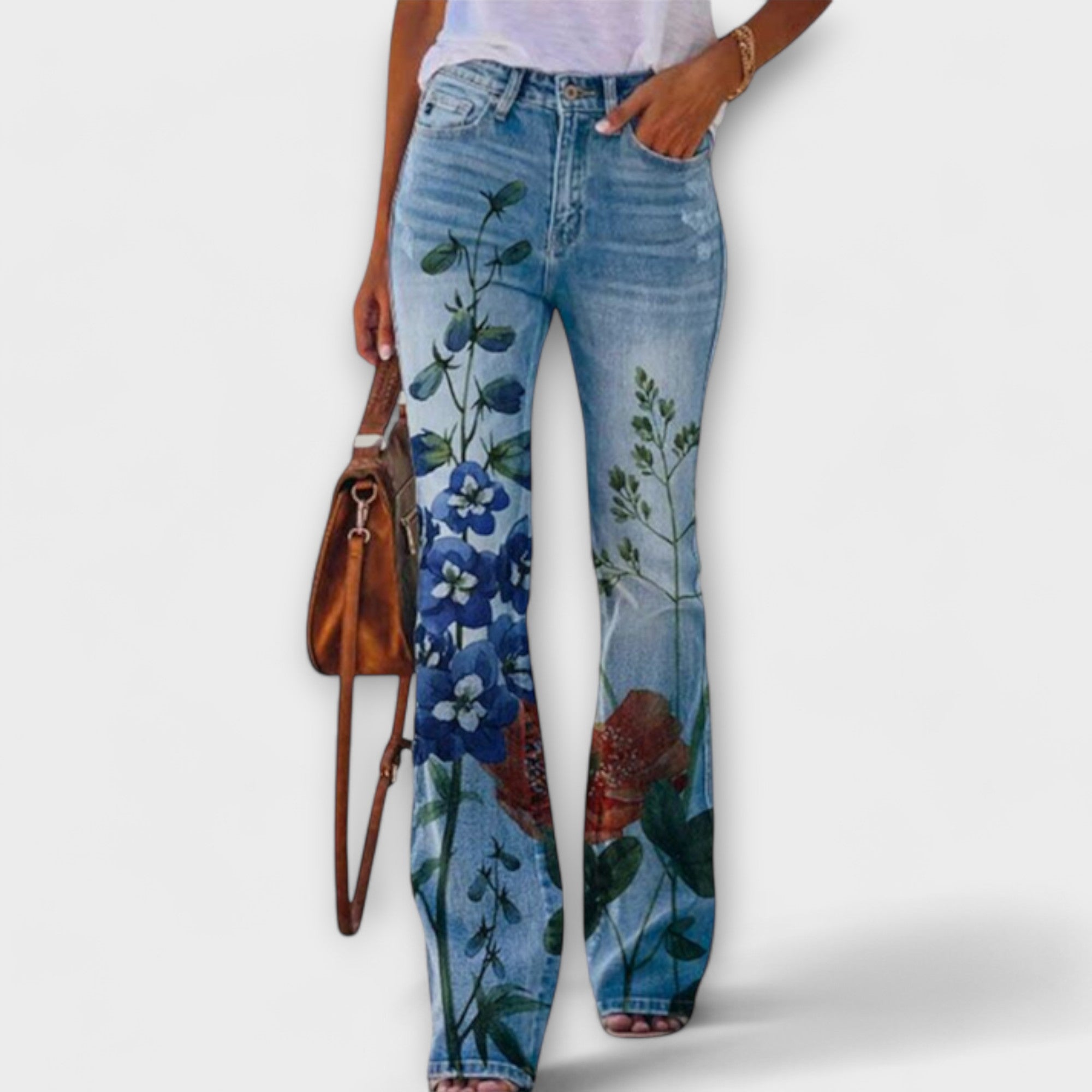 Hosen mit Blumen