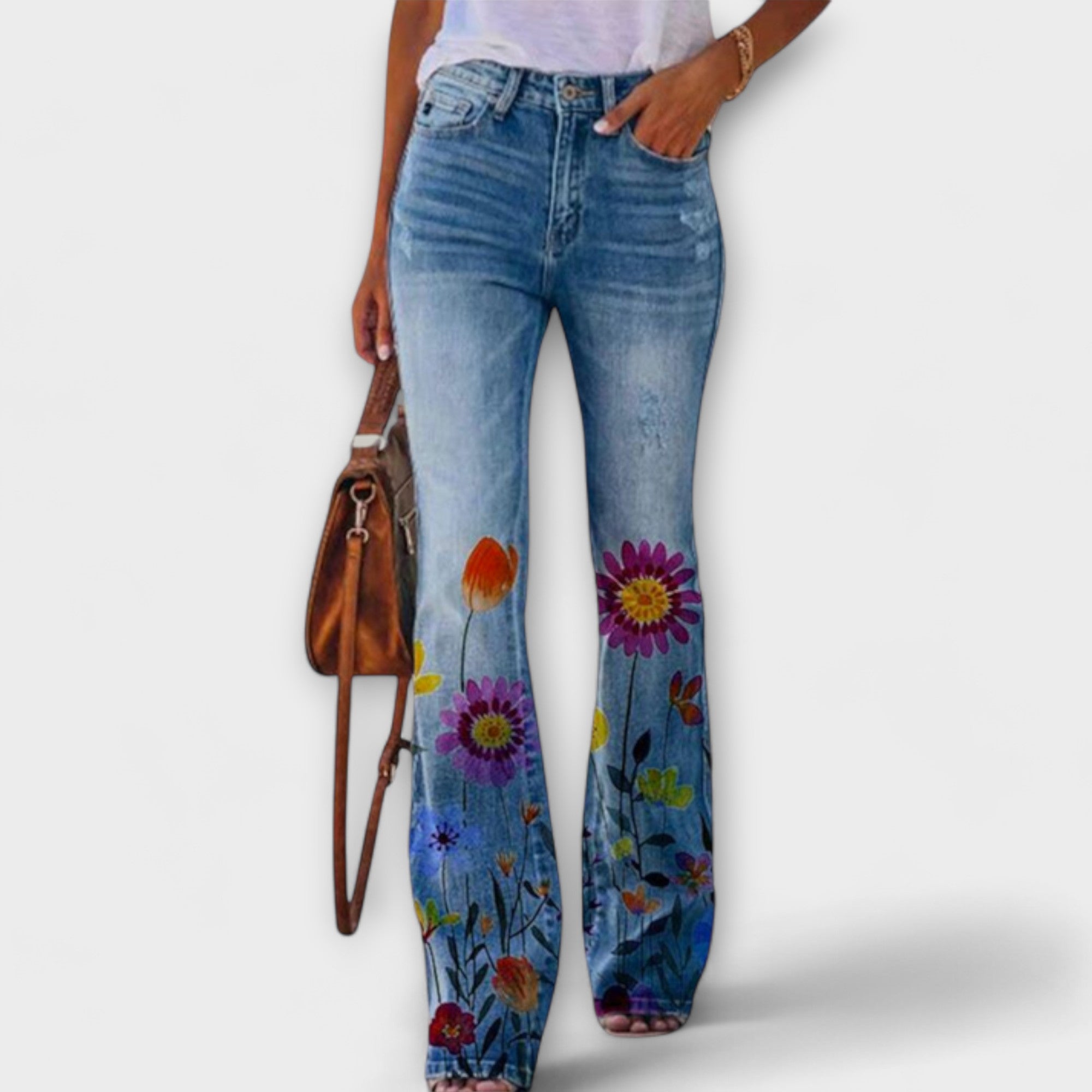 Hosen mit Blumen
