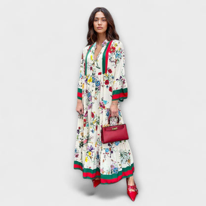 Oriana - Maxikleid mit floralem Muster