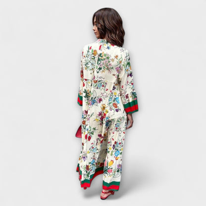 Oriana - Maxikleid mit floralem Muster