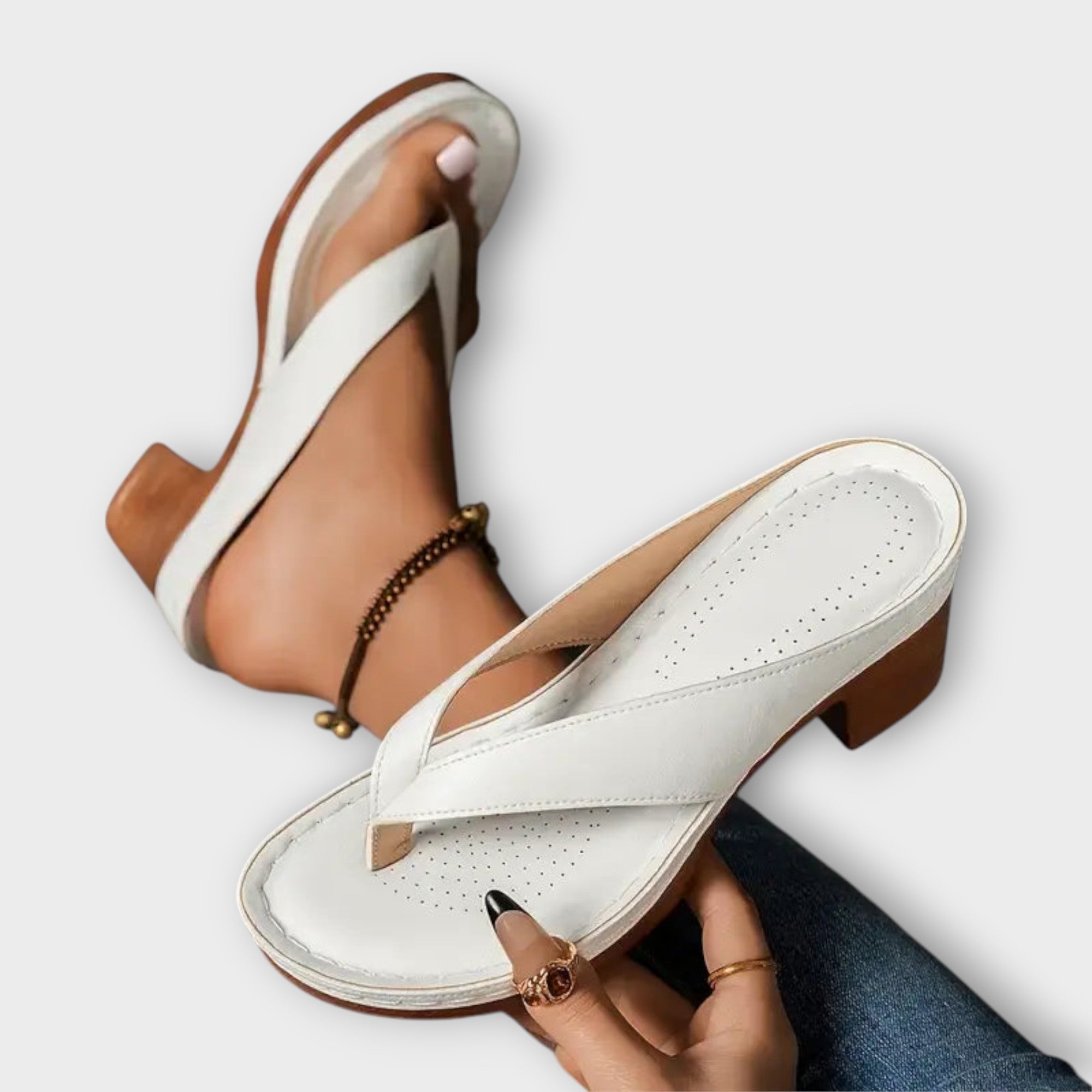 Emily - Orthopädische Hausschuhe mit Absatz