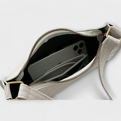 Aurellia. - Glänzende Lederhandtasche