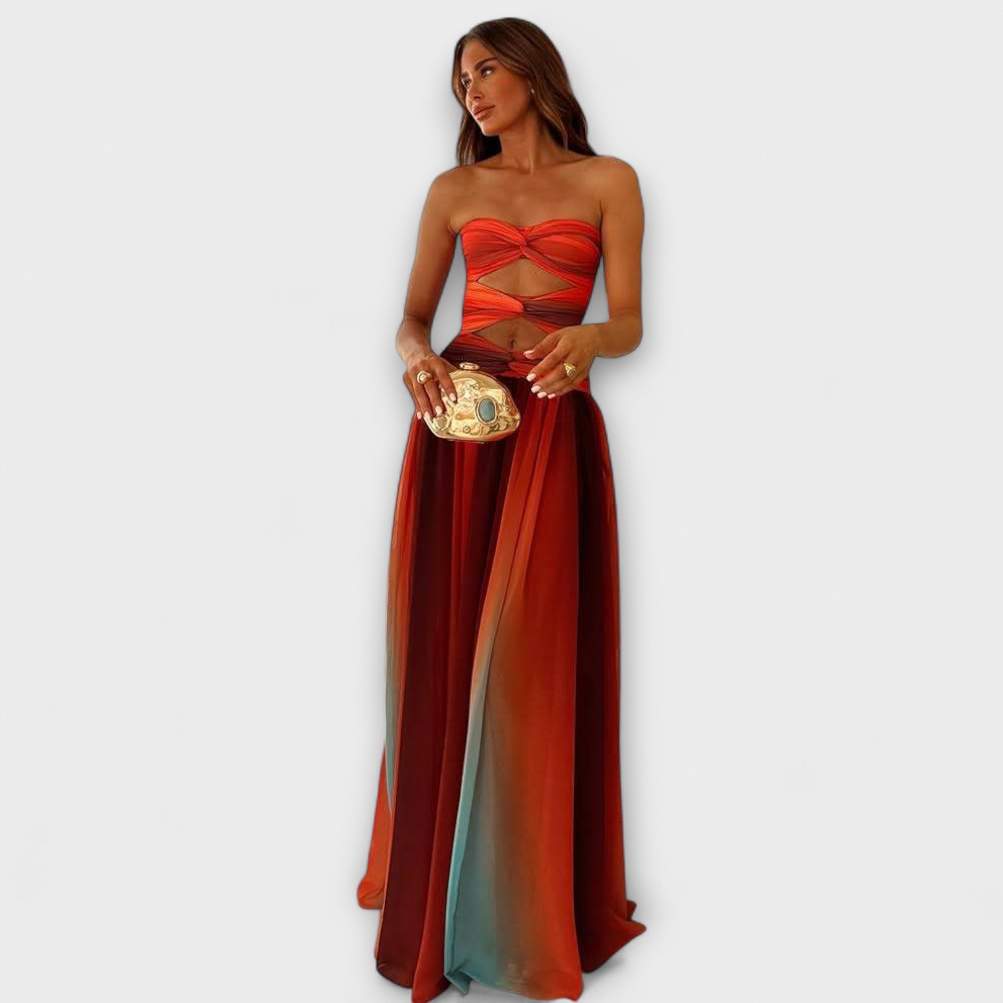 Laney - Strapless Maxi Kleid
