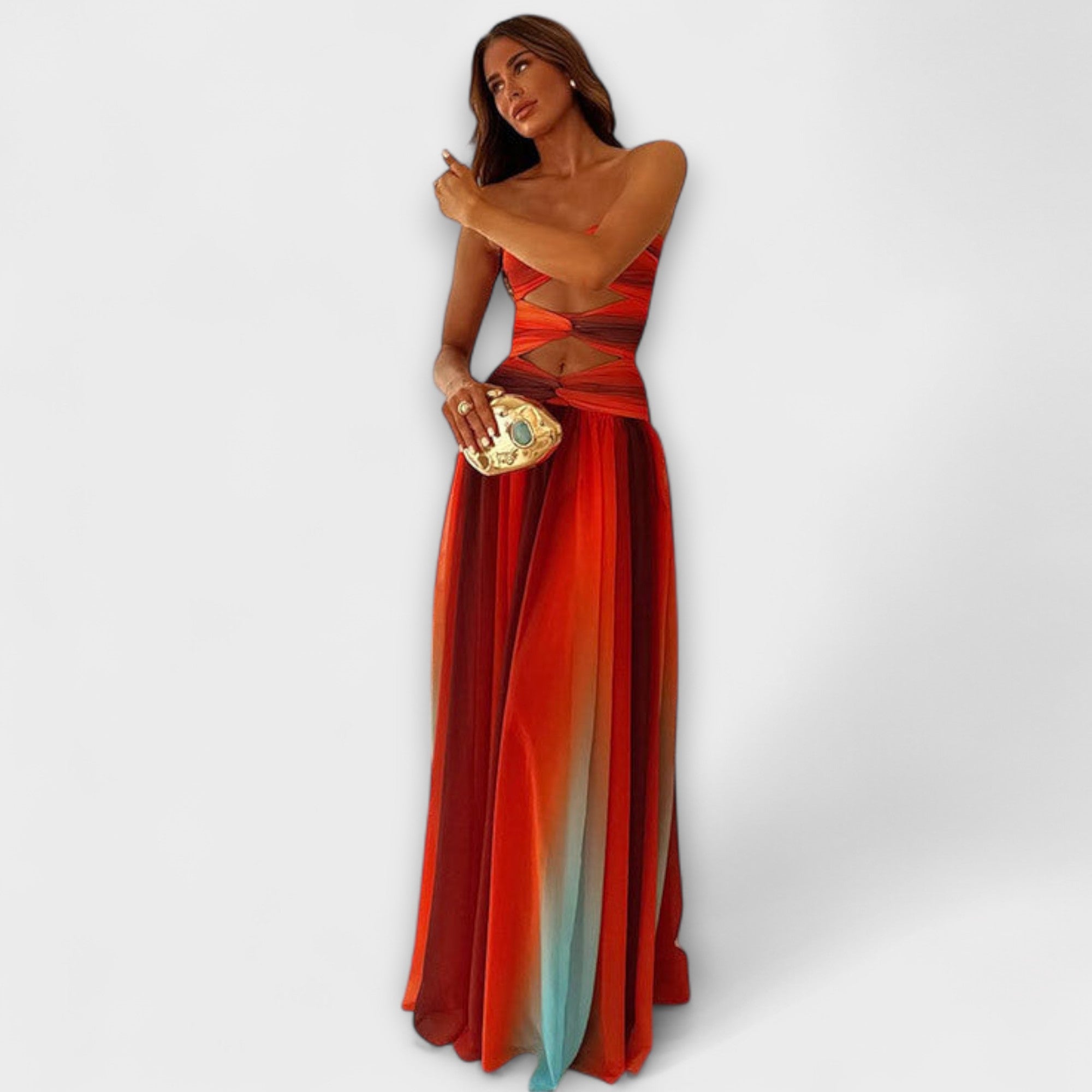 Laney - Strapless Maxi Kleid
