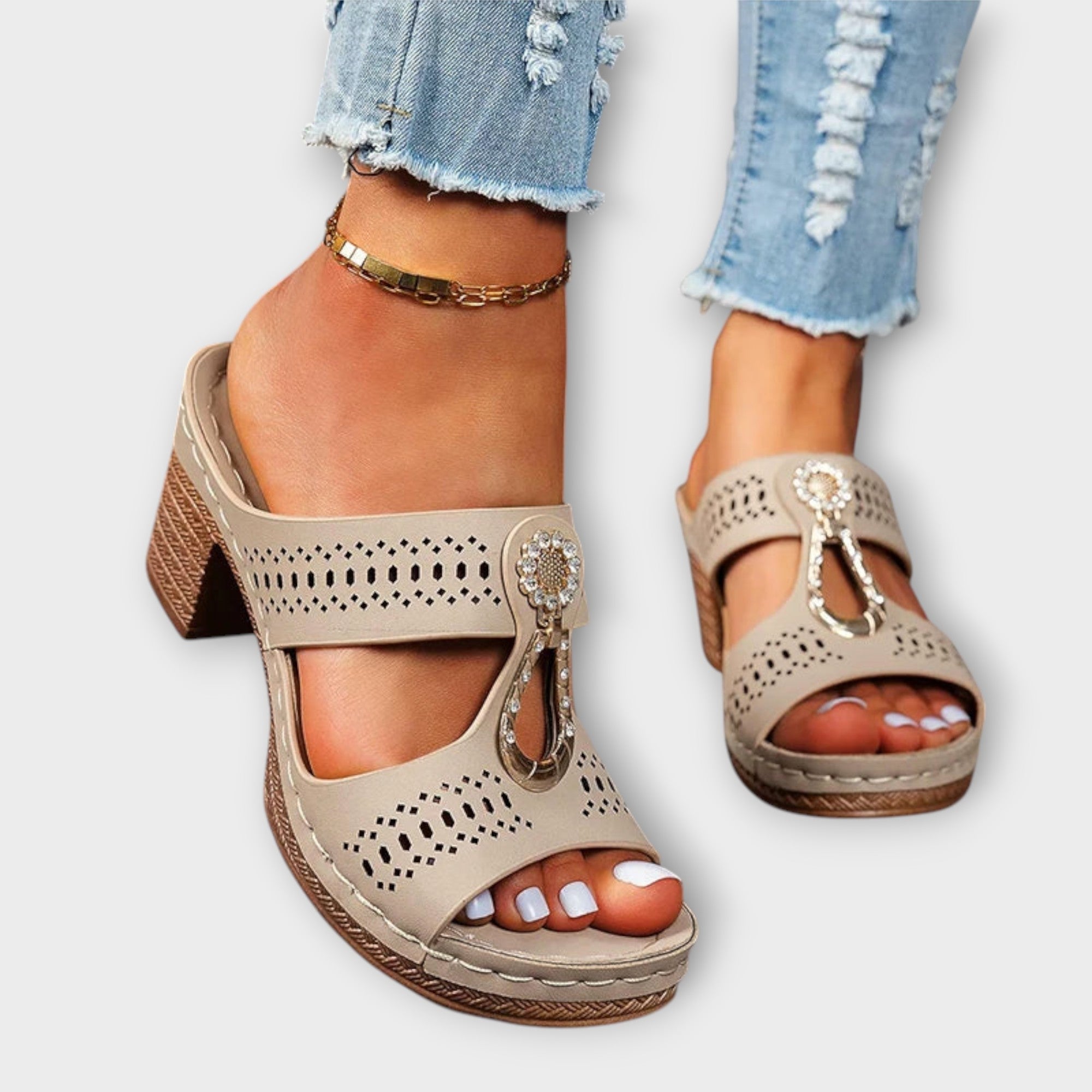 Maria - Stylische und Bequeme Orthopädische Sandalen