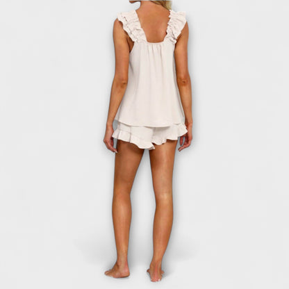 Phoebe – Rüschensaum Lounge-Set