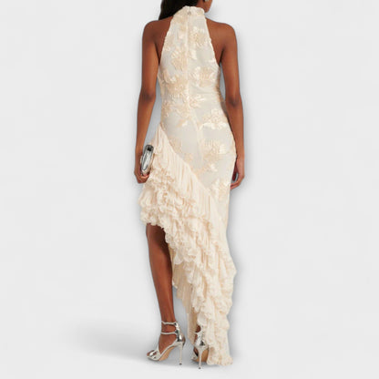 Karen - Maxikleid mit floralen Verzierungen