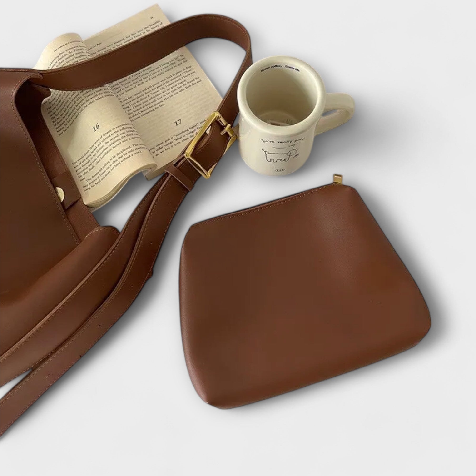 Aurellia. – Elegante Leder-Umhängetasche