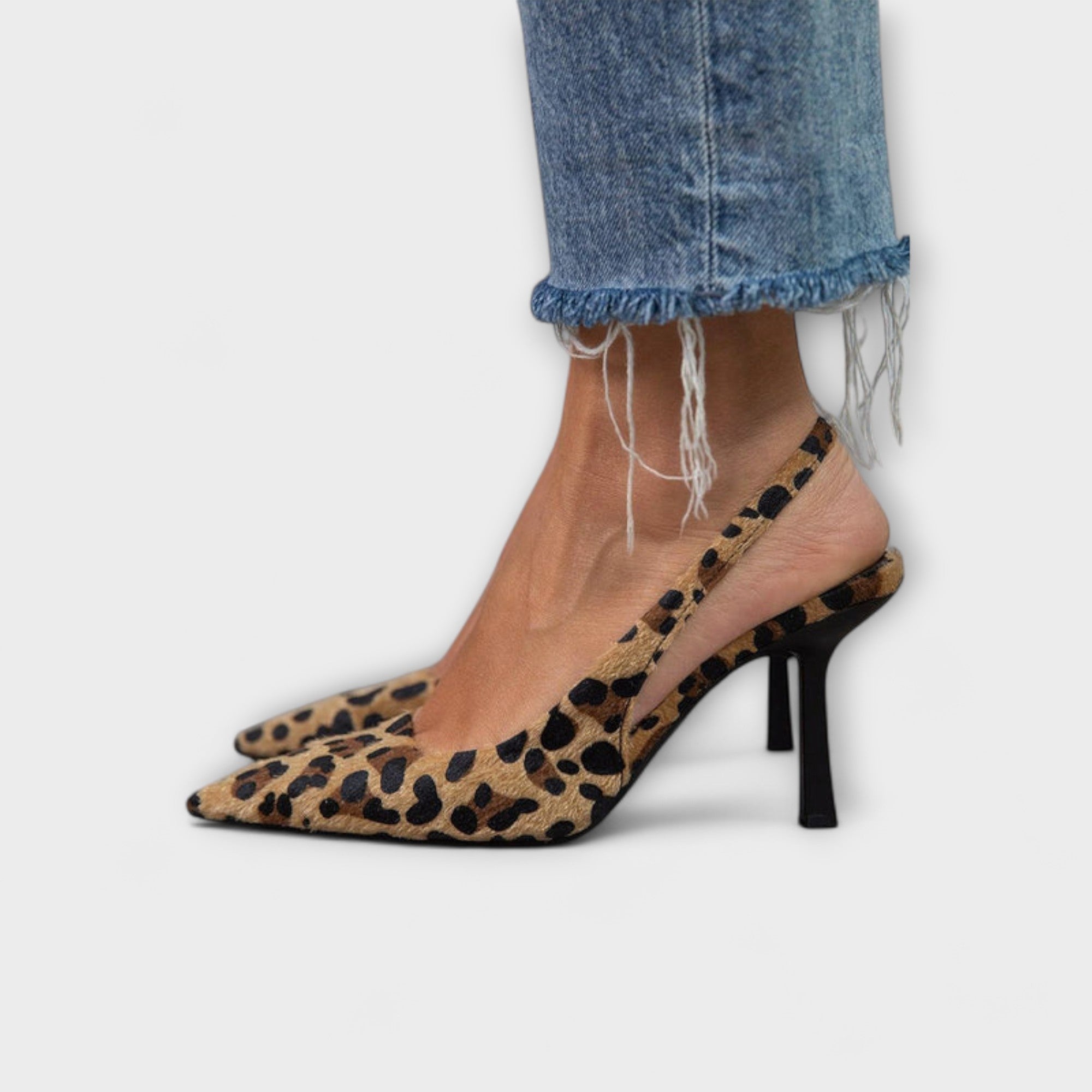 Liorina – Slingback mit Leopardenmuster