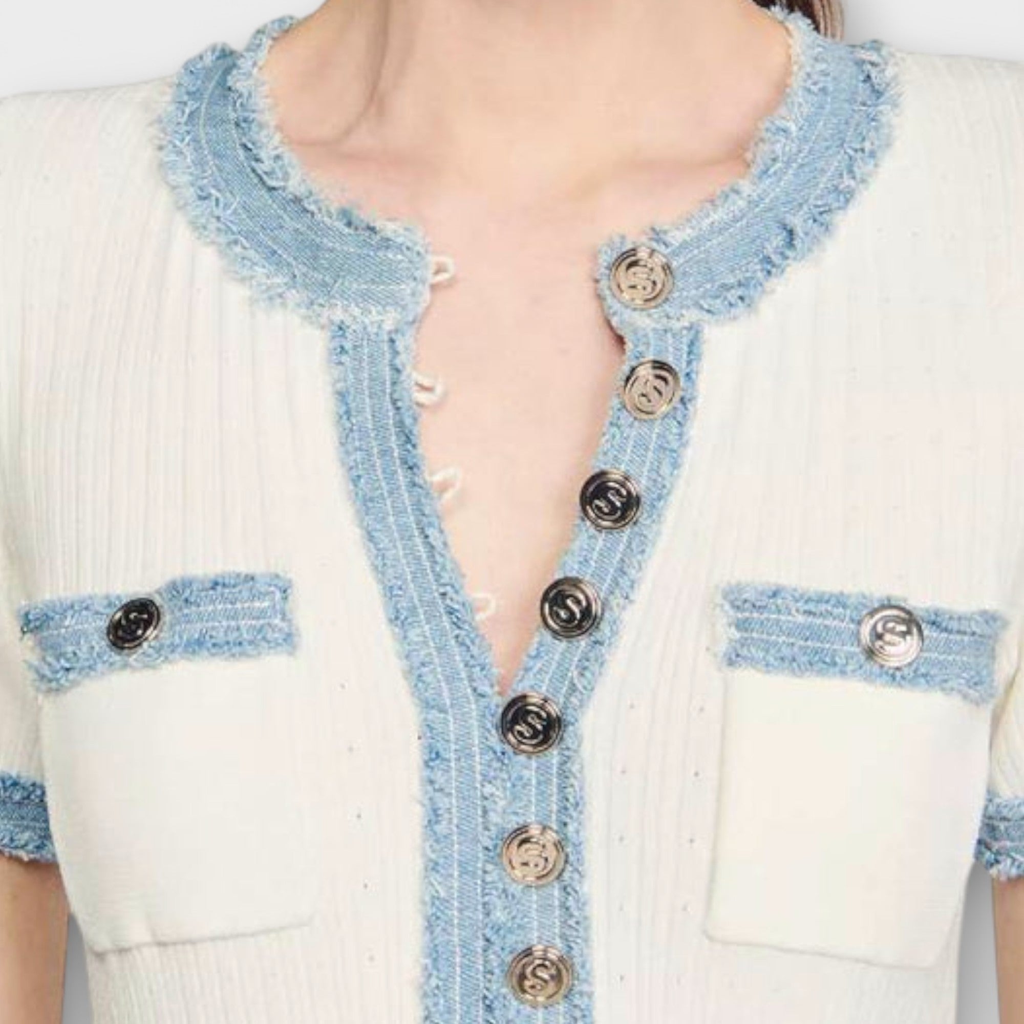 Alecia - Strukturierter Maxikleid