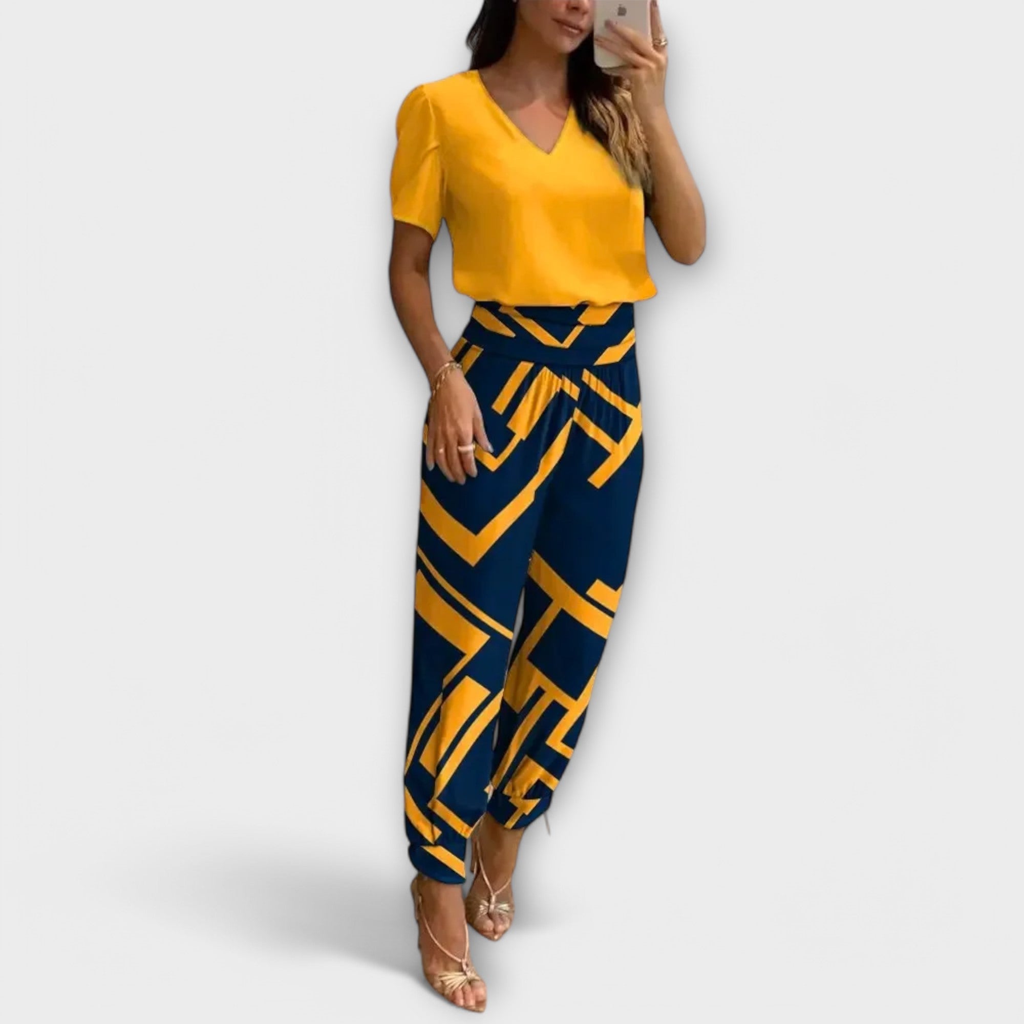 Irmelin – Elegantes Set mit Top und Hose