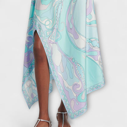 Everly - Set aus Haltertop und asymmetrischem Midirock