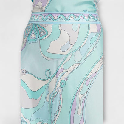 Everly - Set aus Haltertop und asymmetrischem Midirock