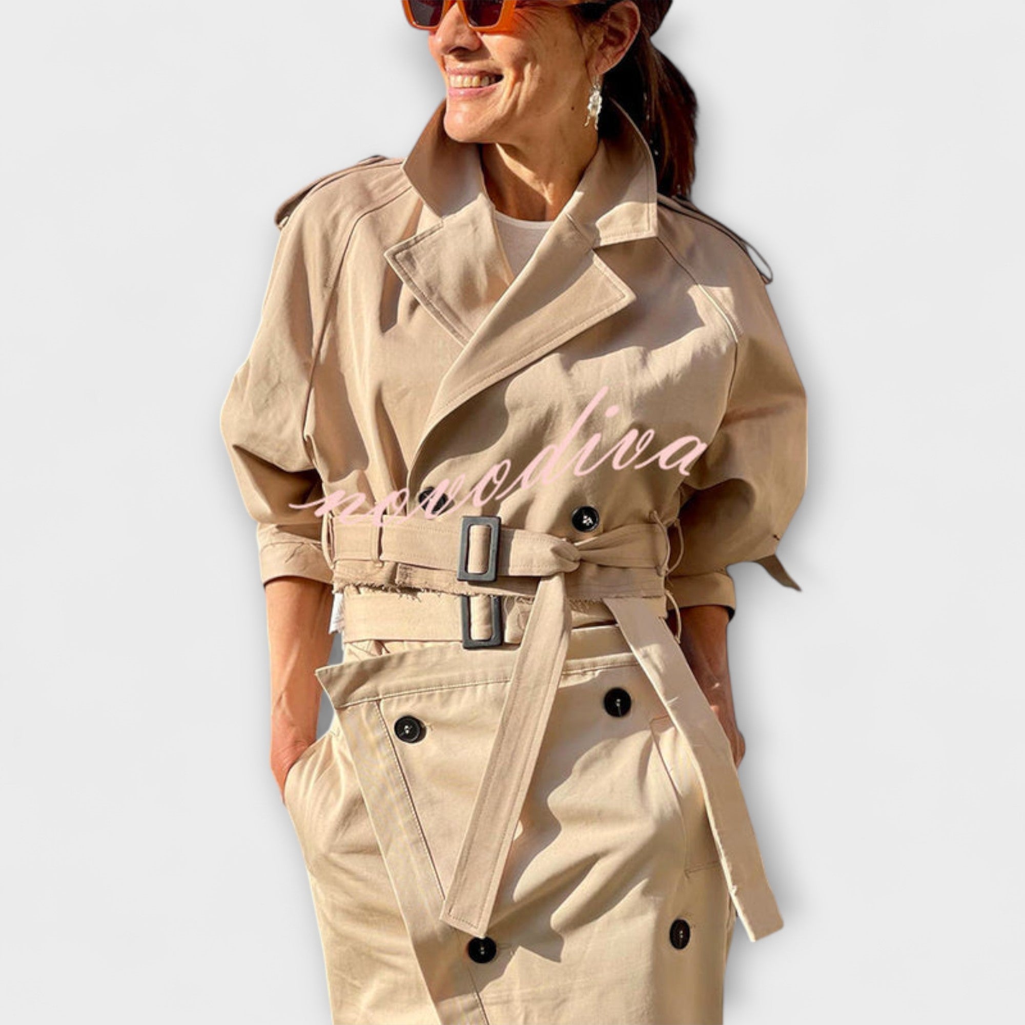 Lyra - Eleganter Midi-Rock mit Taschen