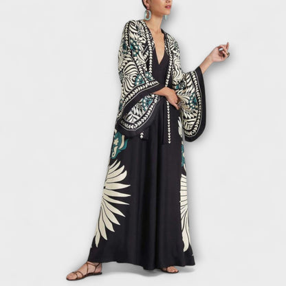 Giselle - Schickes Maxikleid mit floralem Muster