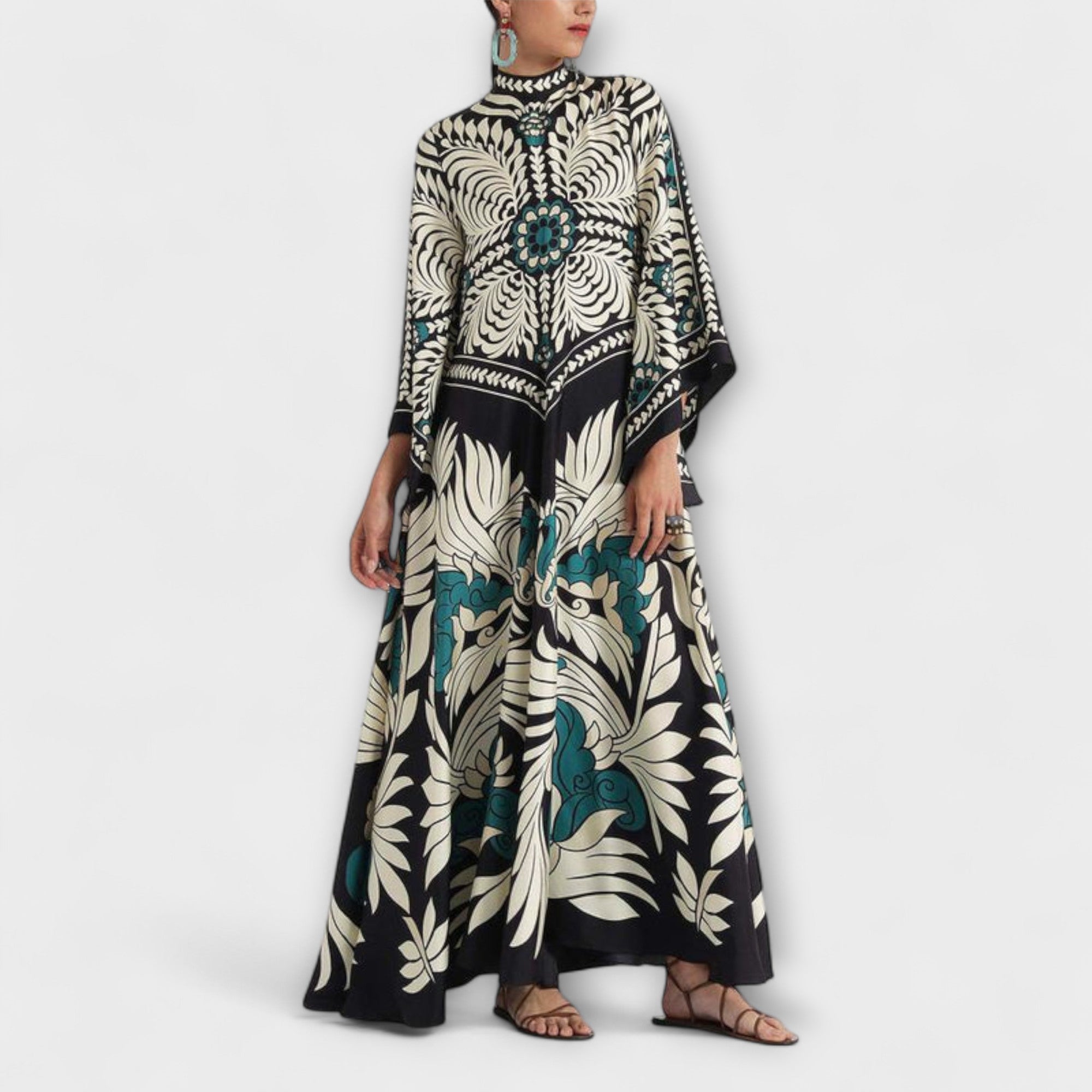 Giselle - Schickes Maxikleid mit floralem Muster